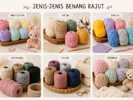 Mengenal Macam-Macam Benang Rajut dan Kegunaannya, Biar Tidak Salah Pilih untuk Proyek Handmade