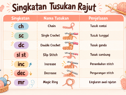 Cara Membaca Pola Rajutan untuk Pemula